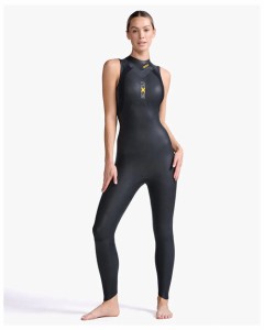 2XU レディース　トライアスロン用ウェットスーツ　プロペル P：1 スリーブレス（BLK-ABN・サイズ：M）  WW4995C-BLK-ABN-M返品種別A