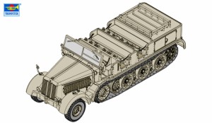 トランペッター 1/72 ドイツ軍 Sd.kfz.8 12t重ハーフトラック【07403】プラモデル  返品種別B