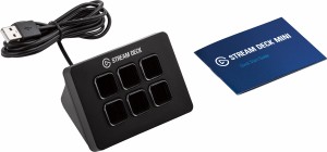 elgato（エルガト） 10GAI9900-JP ストリームデッキ ショートカットキーボード STREAM DECK MINI[10GAI9900JP] 返品種別A