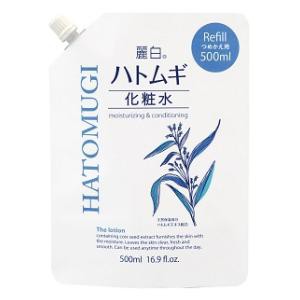 熊野油脂 麗白 ハトムギ化粧水 詰替 500ml 返品種別A