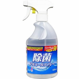 友和 除菌アルコールスプレー 減容ボトルタイプ 本体 420ml 返品種別A