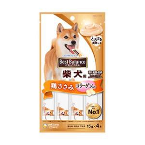 ユニ・チャーム ベストバランスおやつ 柴犬用ささみ入り　15g×4本 返品種別B