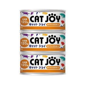 サンメイト CAT JOY まぐろ・ささみ 缶 120g×3個 イージーオープン缶返品種別B