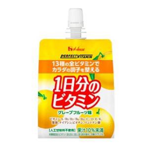 ハウスウェルネスフーズ 1日分のビタミンゼリー グレープフルーツ味 180g 返品種別B