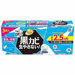 アース製薬 らくハピ お風呂カビーヌ フレッシュソープの香り 3個パック 返品種別A