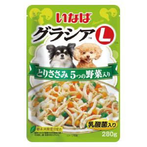 いなばペットフード グラシアL とりささみ 5つの野菜入り 280g 返品種別B