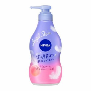 花王 ニベア エンジェルスキン ボディウォッシュ フラワー＆ピーチの香り ポンプ 480ml 返品種別A