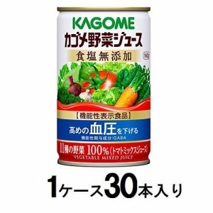 カゴメ カゴメ野菜ジュース 食塩無添加 160g（1ケース30本入） 返品種別B