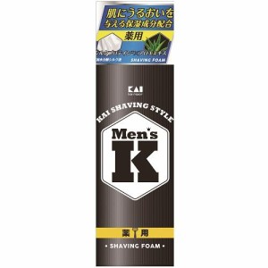 貝印 Men’s K シルクプロテイン配合 薬用シェービングフォーム 返品種別A