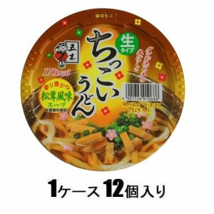 五木食品 ちっこいうどん松茸風味 110g（1ケース12個入） 返品種別B