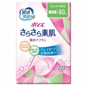 日本製紙クレシア ポイズ さらさら素肌 吸水ナプキン 安心の少量用 22枚 返品種別A