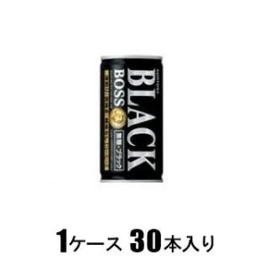 サントリー ボス 無糖ブラック 185g（1ケース30本入） 返品種別B