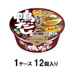 東洋水産 マルちゃん おそば屋さんのまめ鴨だしそば 48g（1ケース12個入） 返品種別B