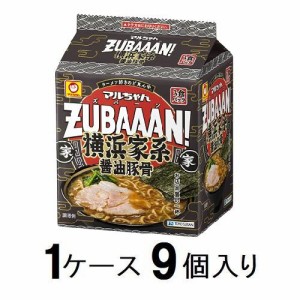 東洋水産 マルちゃんZUBAAAN！　 横浜家系醤油豚骨 3食パック（1ケース9個入） 返品種別B