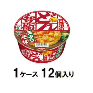 日清食品 日清のどん兵衛 天ぷらそばミニ [西] 46g（1ケース12個入） 返品種別B