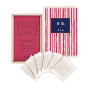 日本香堂 香り袋 薔薇の香り 桐箱：6枚入 かゆらぎ返品種別A
