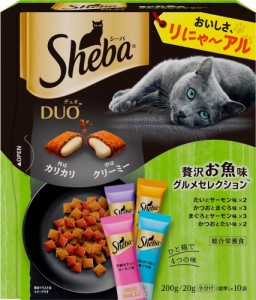 マースジャパンリミテッド シーバ デュオ 贅沢お魚味グルメセレクション 200g（20g×10袋入り） 返品種別B