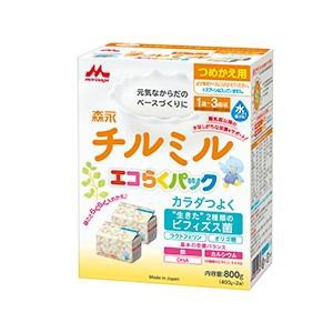 森永乳業 チルミル エコらくパック つめかえ用 800g (1歳〜3歳頃)返品種別B