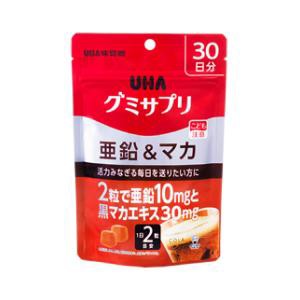 UHA味覚糖 UHA グミサプリ 亜鉛＆マカ 30日分 返品種別B