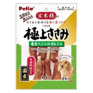 ペティオ Petio 極上ささみ 巻きペンシルガムミニ 6本入 返品種別B