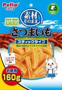 ペティオ PETIO 素材そのままさつまいもスティック 160g 返品種別B