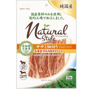 ペティオ ナチュラルスタイル ササミ細切り 70g 返品種別B