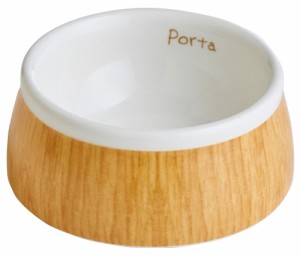 ペティオ 犬用食器 Porta 木目調 陶器食器 Sサイズ 返品種別B