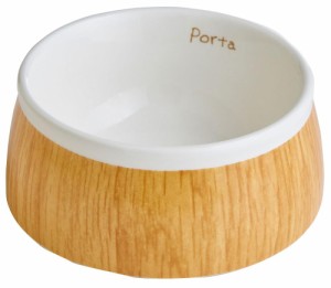 ペティオ 犬用食器 Porta 木目調 陶器食器 Mサイズ 返品種別B