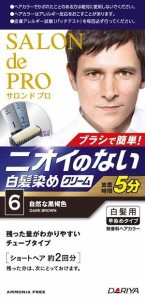 ダリヤ サロンドプロ 無香料ヘアカラー メンズスピーディ（白髪用）6（自然な黒褐色） 返品種別A