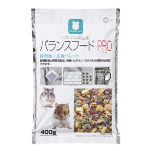 マルカン リス・ハムの主食 バランスフードPRO 400g 返品種別B