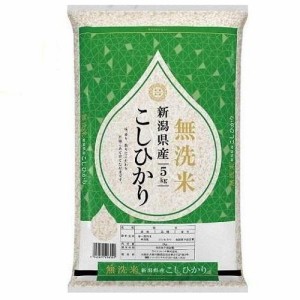 新潟県 無洗米新潟こしひかり 5kg 返品種別B