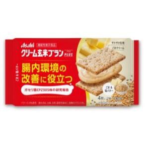 アサヒグループ食品 クリーム玄米ブランプラス ごま＆塩バター 72g　（2枚×2個包装） 返品種別B