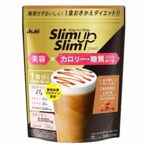 アサヒグループ食品 SUSスリムアップスリム シェイク キャラメルラテ 360g 返品種別B