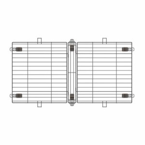 アイリスオーヤマ ウッディサークル用屋根 PWSY-1260V 犬用 ウォールナット 返品種別A