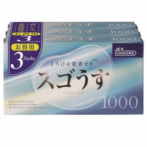 ジェクス スゴうす1000 12個×3個パック 返品種別B