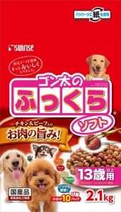 マルカンサンライズ事業部 ゴン太のふっくらソフト 13歳以上用 2.1kg 返品種別A