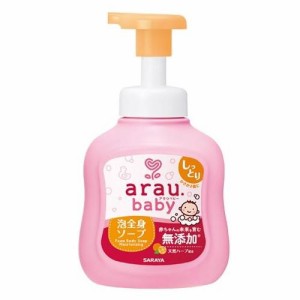 サラヤ アラウベビー 泡全身ソープ しっとり 450ml 返品種別A