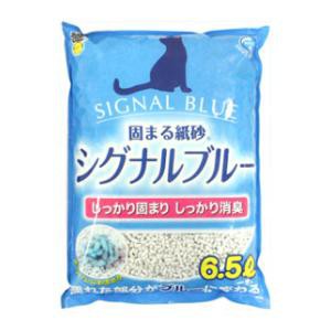 スーパーキャット シグナルブルー 6.5L 猫用トイレ　猫砂返品種別A