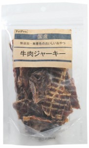 ペットプロ 国産おやつ 牛肉ジャーキー 47g 返品種別B