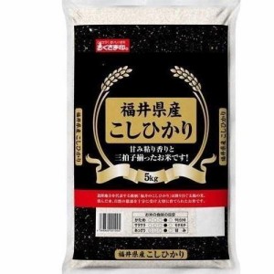 福井県 福井県産こしひかり 5kg (黒袋） 返品種別B