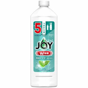 P＆GJapan 除菌ジョイ コンパクト 食器用洗剤 ミントの香り 詰め替え 特大 670ml 返品種別A