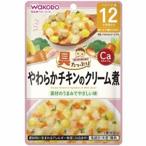 アサヒグループ食品（和光堂） 具たっぷりグーグーキッチン　やわらかチキンのクリーム煮 80g 返品種別B