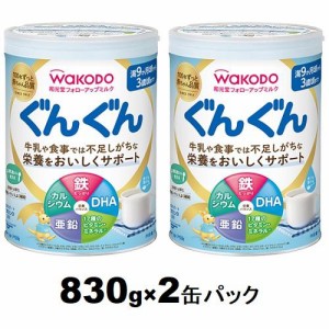 アサヒグループ食品 フォローアップミルク ぐんぐん 830g×2缶パック 返品種別B