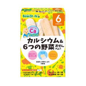 雪印ビーンスターク カルシウム＆6つの野菜おせんべい （5〜6か月頃）返品種別B