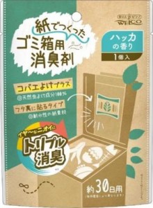 ウエ・ルコ 紙でつくったゴミ箱用消臭剤 ハッカの香り 1個 返品種別A