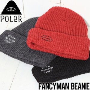 [クリックポスト対応] POLeR ポーラー FANCYMAN BEANIE アクリルビーニー カフビーニー ニットキャップ 213ACU7902