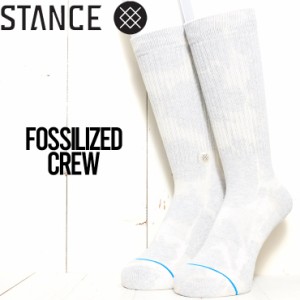 [クリックポスト対応] STANCE スタンス FOSSILIZED CREW SOCKS ソックス 靴下 ユニセックス A556C21FOS