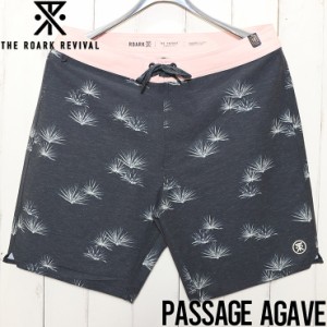 ボードショーツ ストレッッチショーツ THE ROARK REVIVAL ロアークリバイバル PASSAGE AGAVE BOARDSHORTS 18インチレングス RB387