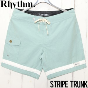 ボードショーツ ハーフパンツ ショーツ Rhythm リズム STRIPE TRUNK 0122M-TR03