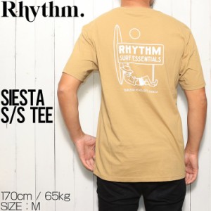 半袖Tシャツ バックプリントTEE Rhythm リズム SHIESTA S/S TEE 0122M-PT01